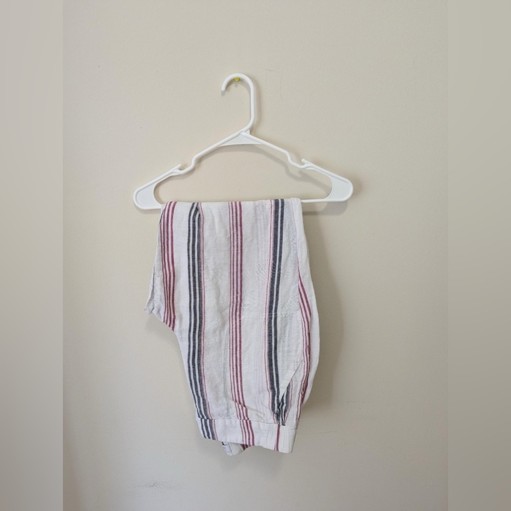 Red, White, and Blue Linen Pants